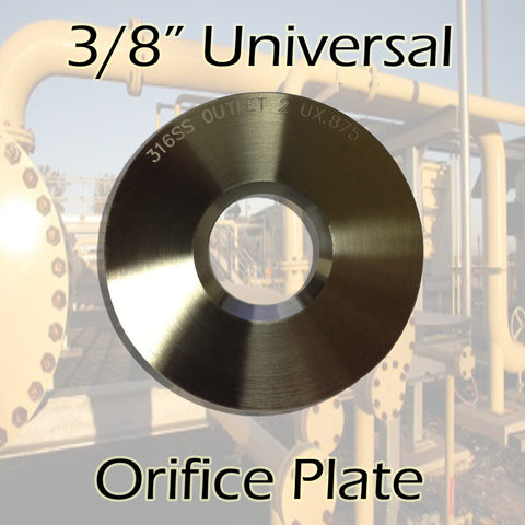 3/8" Universal Orifice Plate